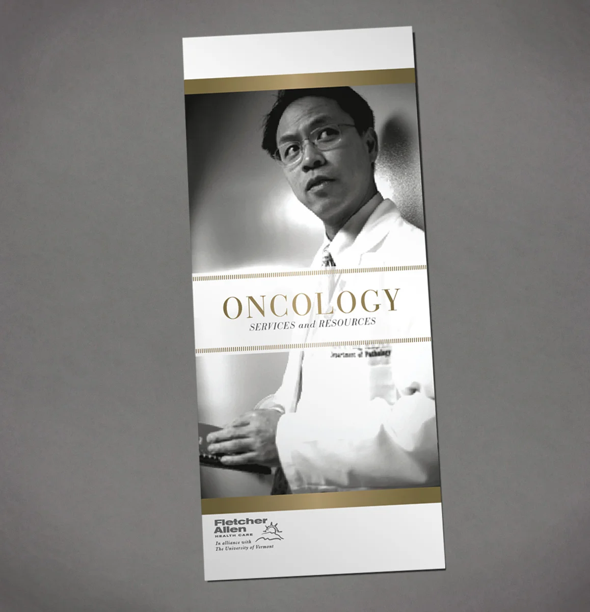 University of Vermont / Fletcher Allen Health Care art direction and design by Lonnie Weis.