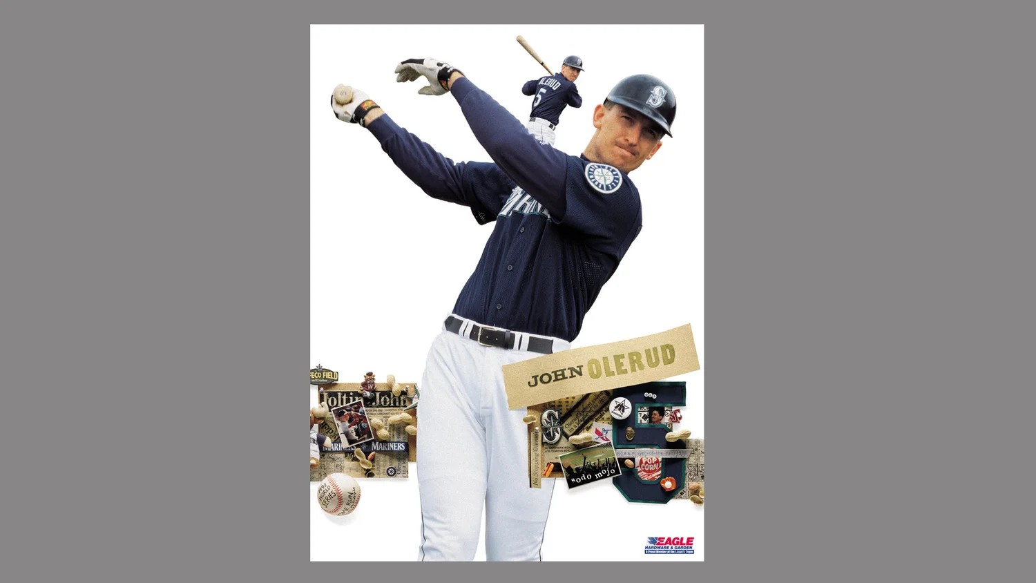 Seattle Mariners John Olerud poster