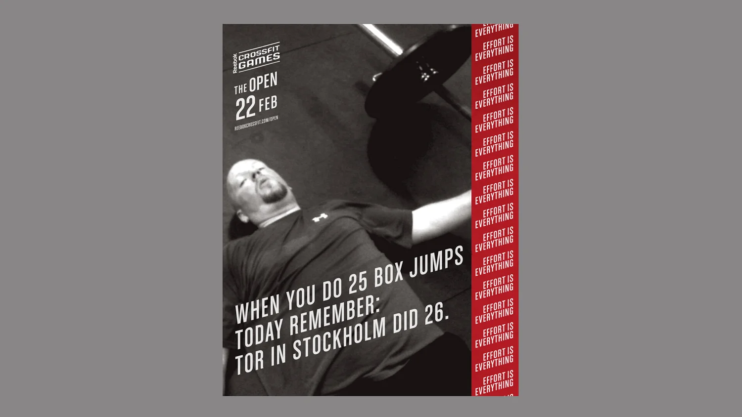 Reebok Crossfit concept development and art direction by Lonnie Weis.