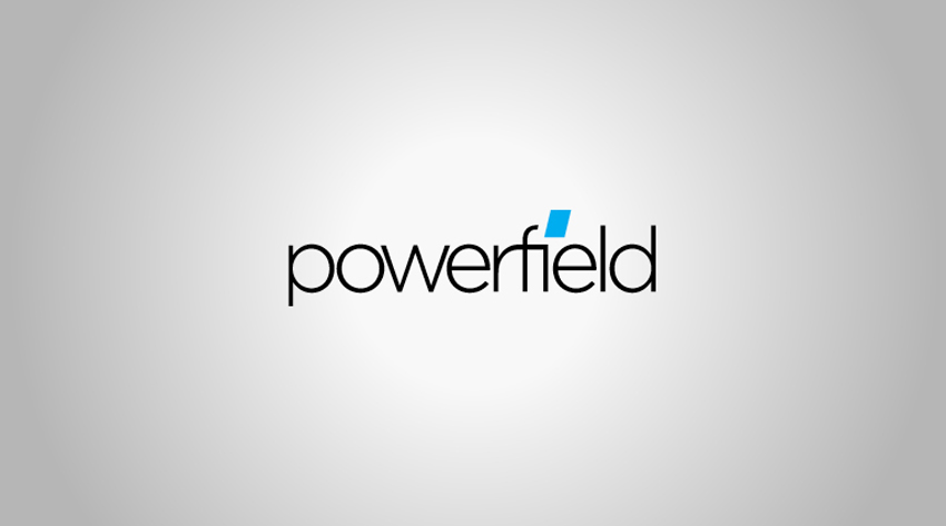 Powerfield logo: A manufacturer of cost-effective solar arrays in Northern Virginia