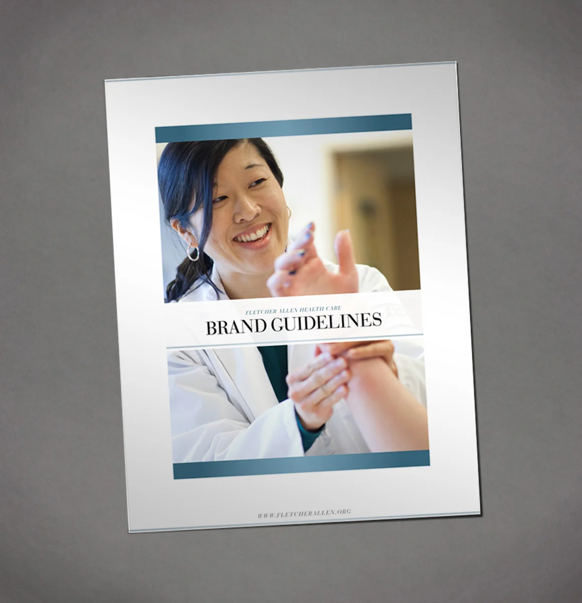 University of Vermont / Fletcher Allen Health Care art direction and design by Lonnie Weis.