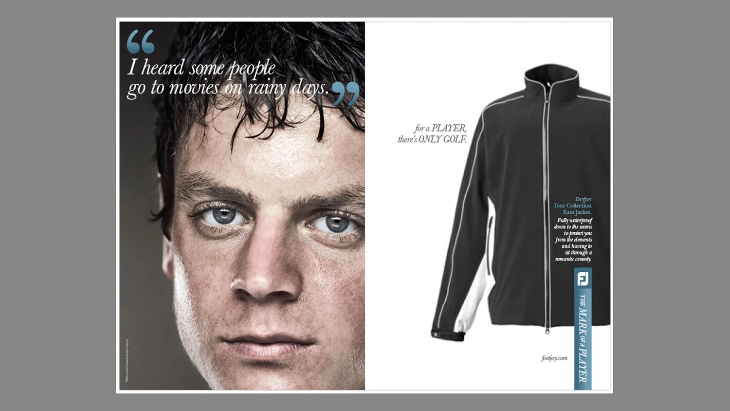 Concept development and art direction for FootJoy Golf. Lonnie Weis and Holly Kurtz for InnOcean Huntington Beach CA.