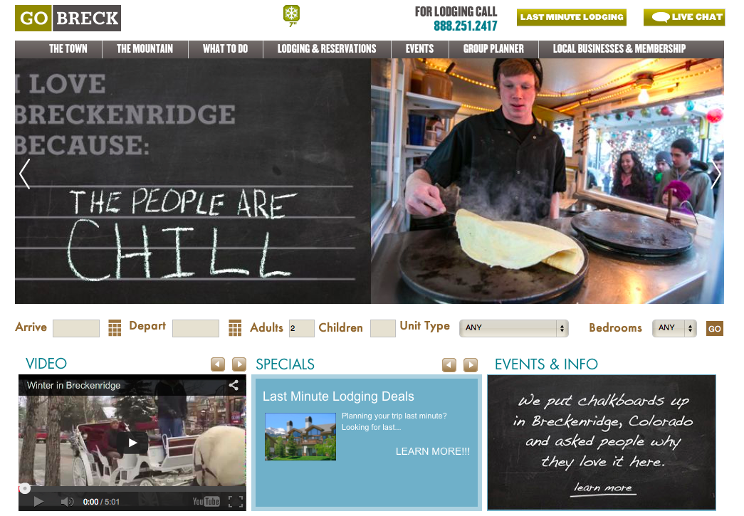 Breckenridge Tourism concept and art direction by Lonnie Weis.