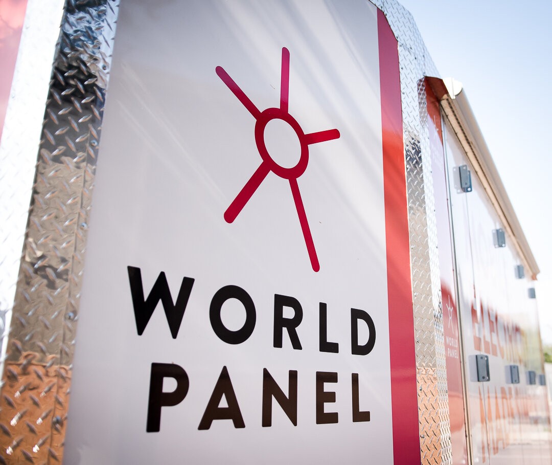 World Panel branded mobile trailer