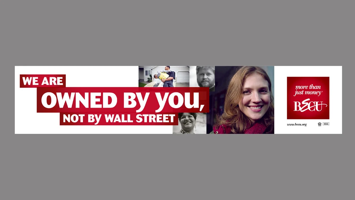 BECU Owned By You transit advertising