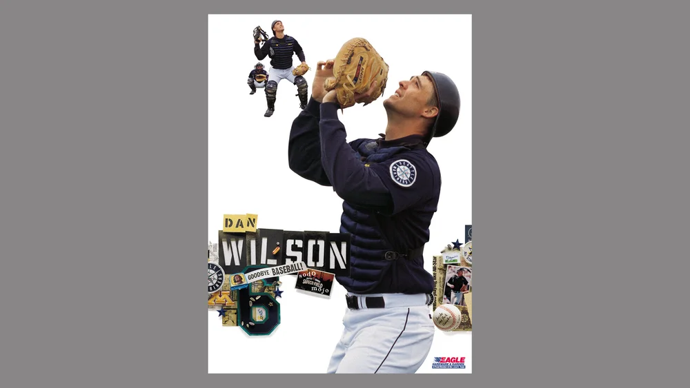 Seattle Mariners Dan Wilson poster