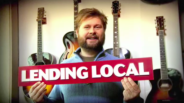 BECU Lending Local campaign featuring a local business owner