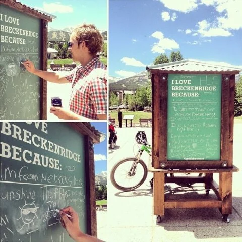 Breckenridge Tourism concept and art direction by Lonnie Weis.