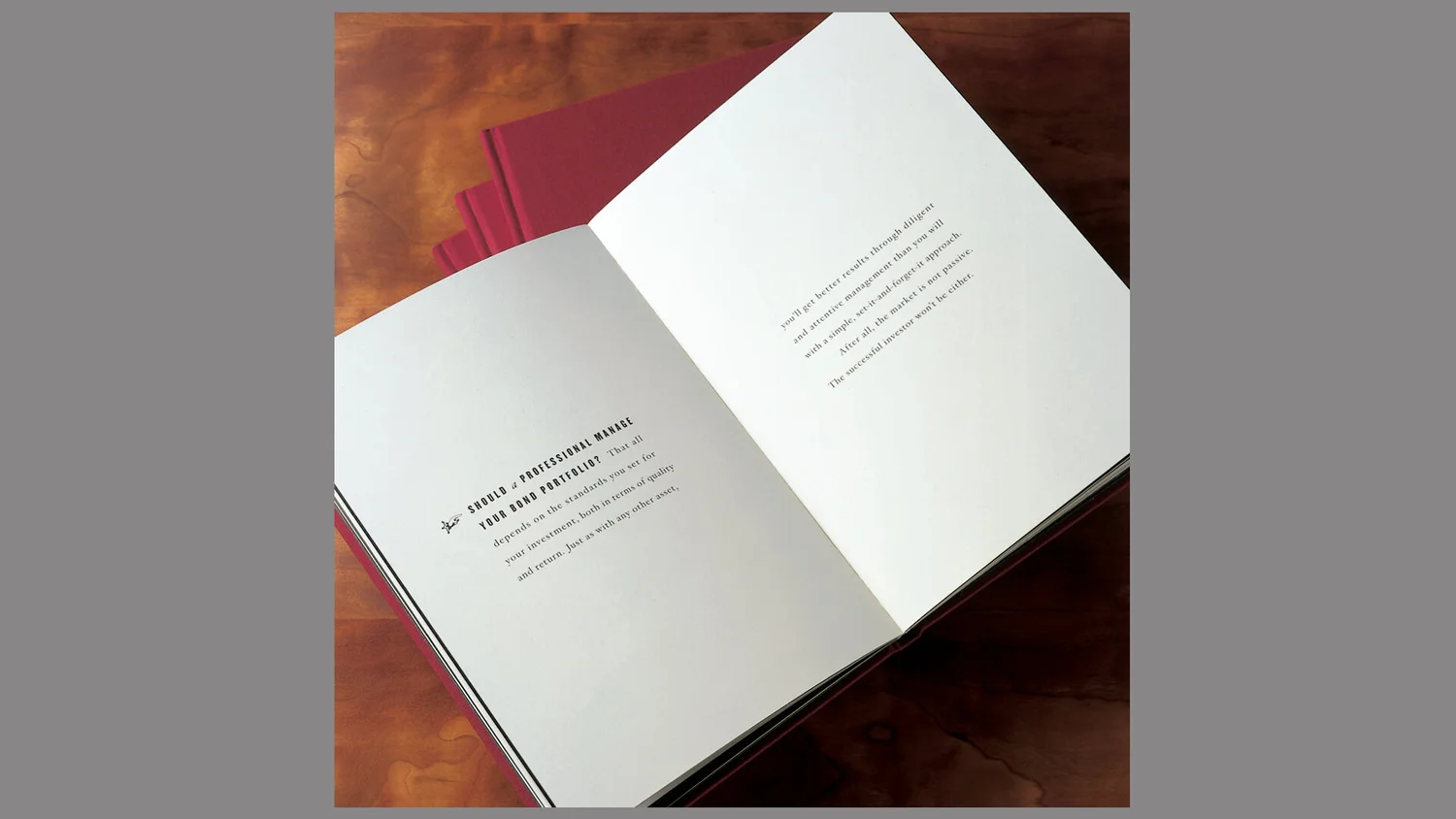 Morton Clarke Advisors concept and art direction by Lonnie Weis.
